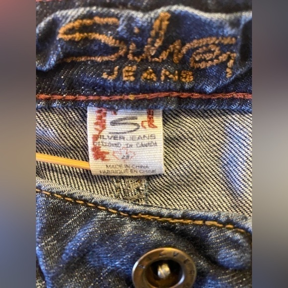 Silver Jeans Co. Lael Low Rise Flare Leg Jeans  Dark Wash Ladies W28/L33 - Picture 3 of 15